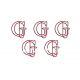 Letter G Shaped Paper Clips | Decorative Paper Clips (1 dozen)