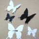 3D Plastic Artificial Simulated Butterflies | PVC Butterflies for Wedding Decoration