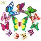 3D Colorful Decorative Artificial Butterflies for Fridge, Preschool, Kids Room