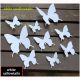 3D Plastic Artificial Simulation Butterflies for Wedding Decoration