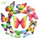 Artificial Purple Simulation Butterflies | 1-tier 3D Butterflies Decals for Walls