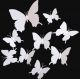 7cm 3D Simulated Butterflies for Wedding Décor | 2-Tier PVC Magnetic Butterfly Decals