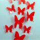 3D Solid-color Butterfly Wall Stickers | Decorative Decals for Preschool Kids Rooms