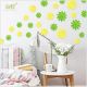 3D Solid-color Sunflower Wall Decals | Creative Stickers for Preschool Kids Rooms