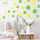3D Solid-color Sunflower Wall Decals | Creative Stickers for Preschool Kids Rooms