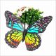 40cm 3D Jumbo Artificial Butterflies for wedding, market, stage decoration | Suspensible with inserted pole