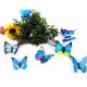 7cm Artificial Butterflies | Optional 6-colors Butterfly Decals for the Décor of Wall&Fridge