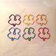 Clover Paper Clips | Holiday Ornaments (1 dozen/lot,27*30.5 mm)