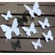 Custom 3D Artificial Butterfly Wall Stickers in 1-Tier, Black & White
