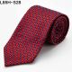 red square silk woven ties, custom neckties
