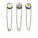 decorative safety pins, safety pin brooches