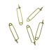 decorative safety pins, safety pin brooches