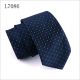 dot polyester ties, custom navy neckties