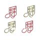 Double Note Shaped Paper Clips | Music Decorative Paper Clips (1 dozen)