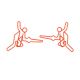 fencing decorative paper clips, fun shaped paper clips