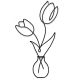 flower wire wall decors, wire home decorations
