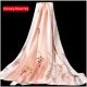 hand embroidery silk scarves in flower charm pink, lengthening silk chiffon scarves
