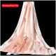 hand embroidery silk scarves in flower charm pink, lengthening silk chiffon scarves