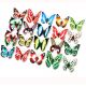 Luminous 3d Butterfly Wall Stickers | Artificial Butterflies | 9.5cm PVC Magnet Decals