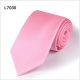 pink twill polyester ties, custom neckties