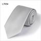 silvery grey polyester ties