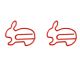 Cute Rabbit Decorative Paper Clips | Animal Shaped Paper Clips (1 dozen)