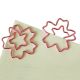 sakura decorative paper clips, flower shaped paper clips