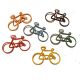 bicycle shaped paper clips, bike paper clips in multiple colors