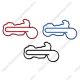 Motorcycle Paper Clips | Vehicle Paper Clips (1 dozen/lot)