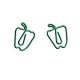 pepper shaped paper clips, creative stationery, business gifts -1