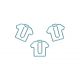 T-Shirt Shaped Paper Clips | Clothes Decorative Paper Clips (1 dozen/lot)