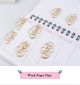 Week Shaped Paper Clips | Time Paper Clips (1 dozen)