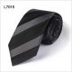 stripe polyester ties, custom black neckties