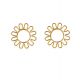 shaped paper clips in sunflower outline, holiday gifts, decor accessories