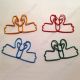 swan decorative paper clips, animal shaped paper clips