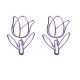 shaped paper clips, tulip paper clips, business gifts, decor accessories -1