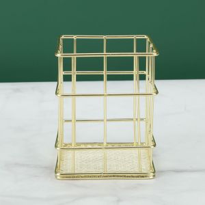 gold mesh pencil holders, wire mesh pen cups