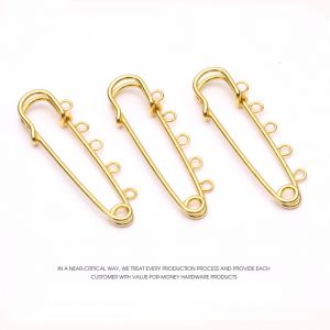 Safety Pin Brooches, Decorative Safety Pins