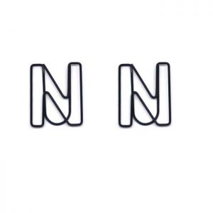 Letter N Paper Clips | Creative Stationery (1 dozen/lot)