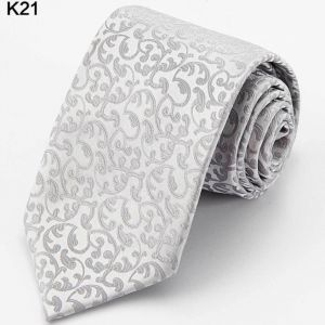  polyester Paisley neckties, custom white neckties