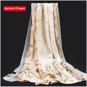hand embroidery silk scarves, lengthening silk chiffon scarves