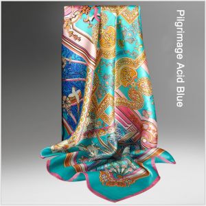 large square silk scarves, custom printed scarves