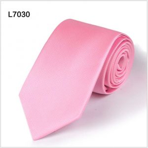 pink twill polyester ties, custom neckties