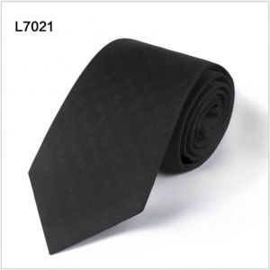 plaid black polyester neckties, custom neckties