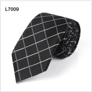 plaid polyester ties, custom black neckties