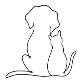 Wire Dog Cat Wall Art | Wire Art Wall Decor | Mellower Fashion Wire Dog Cat Wall Art | Wire Art Wall Decor | Mellower Fashion