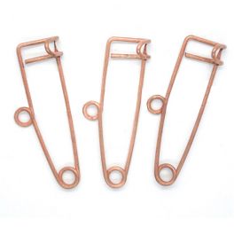 high quality decorative safety pin brooch