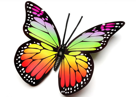 3d butterfly wall stickers, artificial butterflies