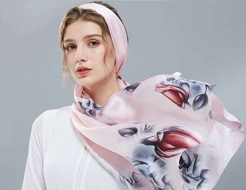 custom printed silk scarves